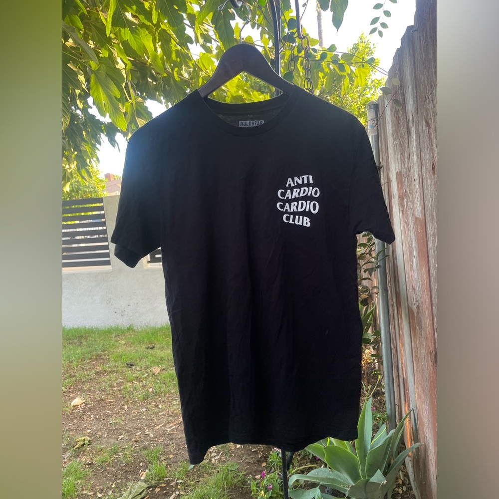 ANTI CARDIO CARDIO CLUB workout/gym men’s tee